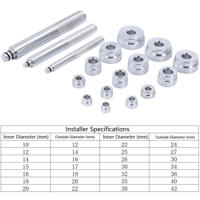 17 in 1 Bearing Installation Tool - Small Bearing Installation Extractor and Removal Tool
