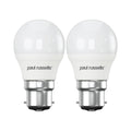 2 X LED Dimmable Golf B22 5.5W (40W) Warm White Bayonet Cap Light Bulbs by Paul Russells