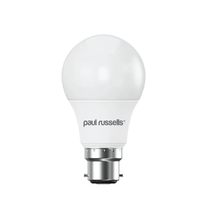 12 X LED Dimmable B22 8.5W (60W) Warm White GLS Bayonet Cap Light Bulbs — additional angle