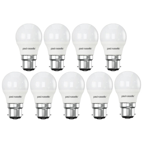 12 X LED Dimmable Golf B22 5.5W (40W) Warm White Bayonet Cap Light Bulbs by Paul Russells
