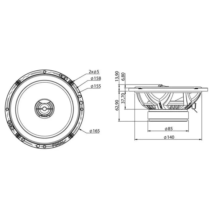 Focal-Access 165AC-6.5" (16,5cm) Koaxial-Lautsprecher-masori-kaufen