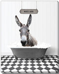 Animals in Bathtub Wall Art
