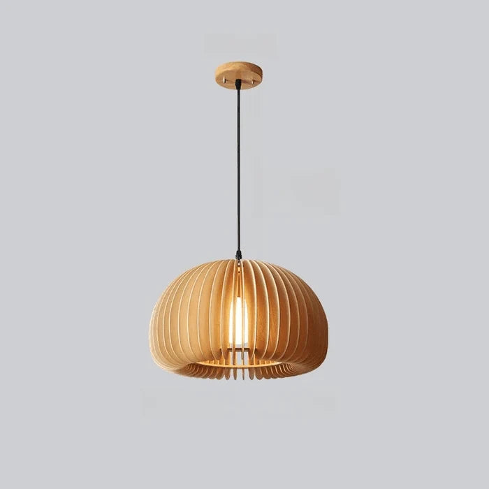 Bamboo & Wooden Pendant Light — product view 6