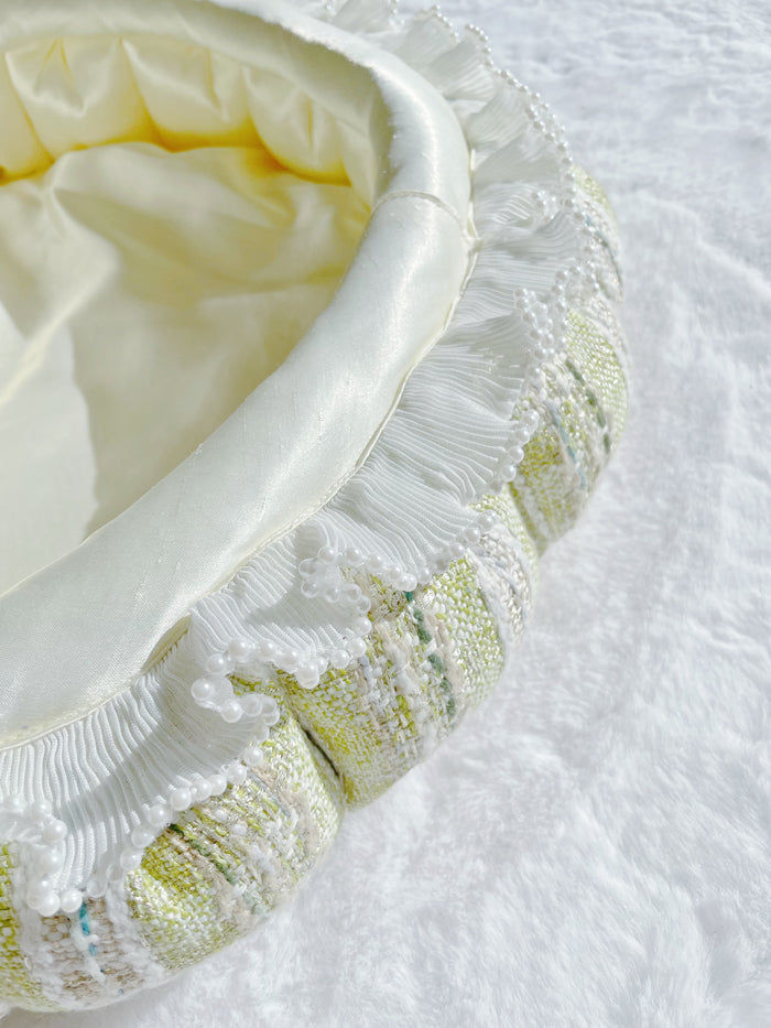 B.Bing Bouclé Round Bed