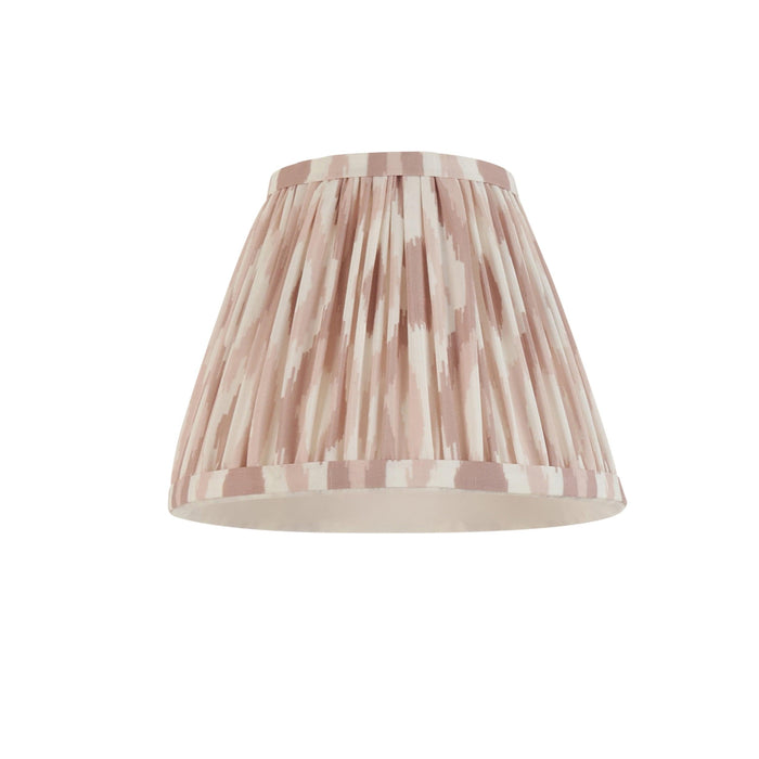 Bibury Pink Table Lamp & Ikat 16cm Neutral Shade — rear view