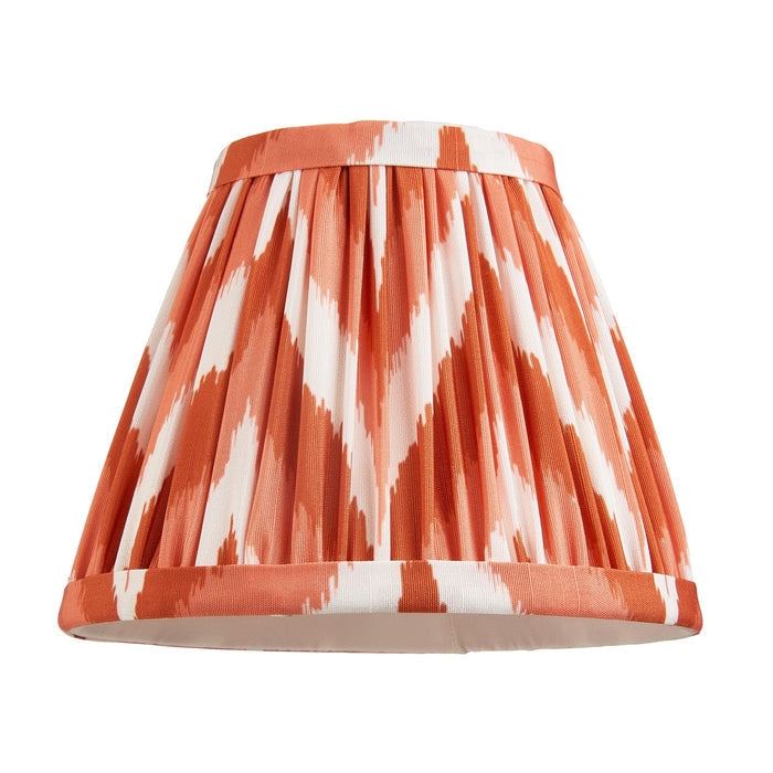 Bibury Wooden Table Lamp & Zigzag 16cm Apricot Orange Shade — product detail