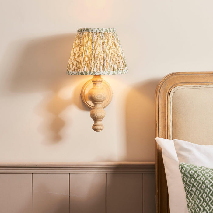 Bibury Wooden Wall Light & 20cm Shade — product detail