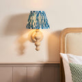 Bibury Wooden Wall Light & 20cm Shade — additional angle