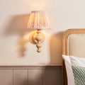 Bibury Wooden Wall Light & 20cm Shade — rear fitting detail