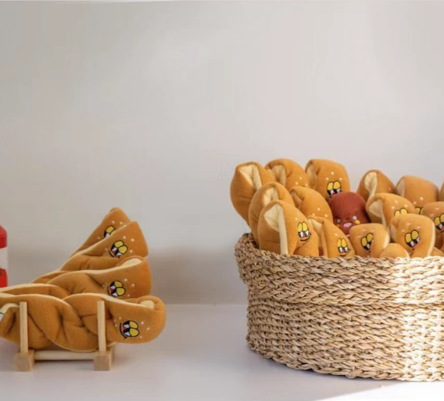 Braided Bread Snuffle Toy
