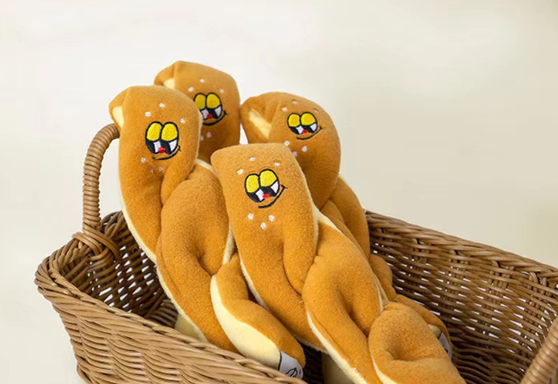 Braided Bread Snuffle Toy