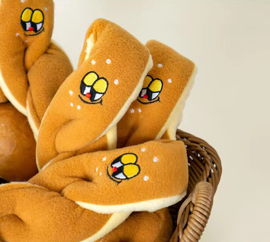 Braided Bread Snuffle Toy