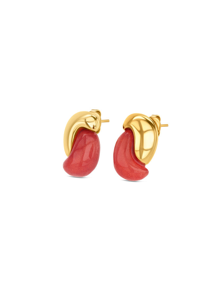 Brincos One Salina Warm Red