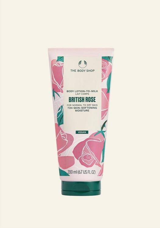 British Rose Lotion-to-Milk 200ml