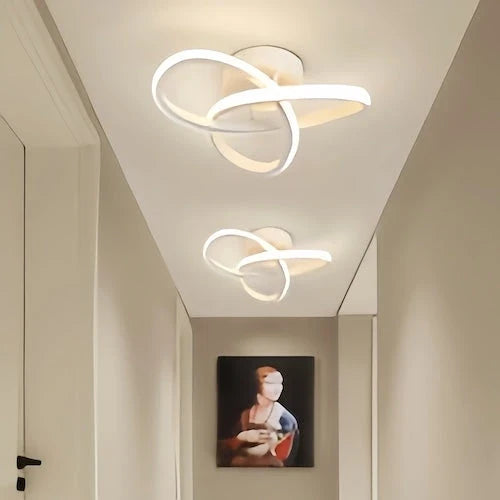 Ivory Clover Brushed Pendant Light — product view 1