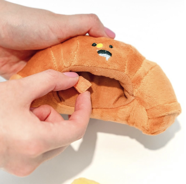 Butter Croissant Snuffle Toy
