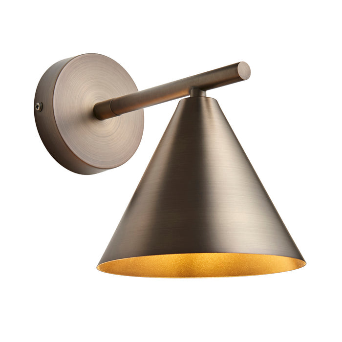 Cape Bronze Wall Light 102894 by Endon Lighting