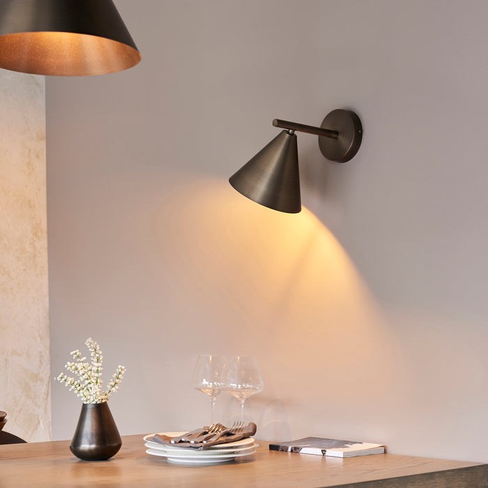 Cape Bronze Wall Light — rear view