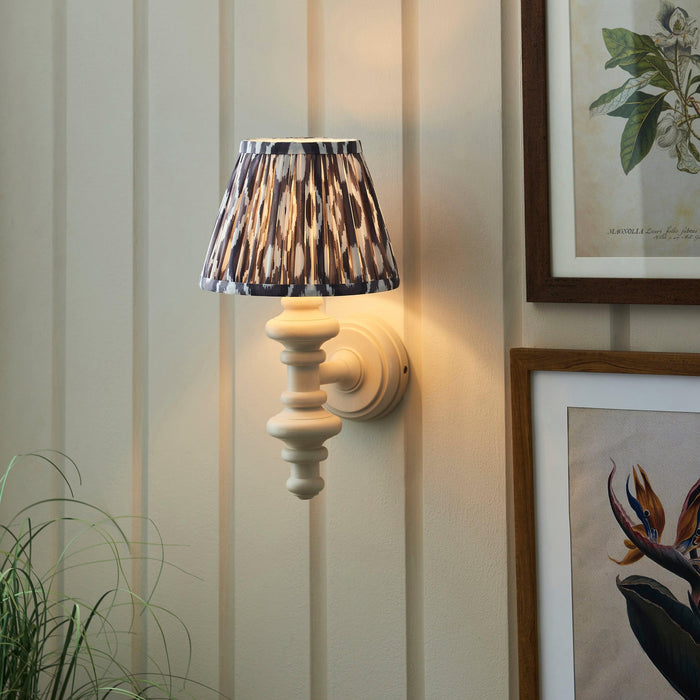 Carnaby White Wooden Wall Light With 20cm Shade — view 17
