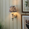 Carnaby White Wooden Wall Light With 20cm Shade — view 17