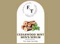 Cedarwood Mint Men's Serum – Aftershave + Facial Oil
