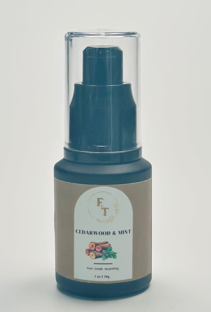 Cedarwood Mint Men's Serum – Aftershave + Facial Oil