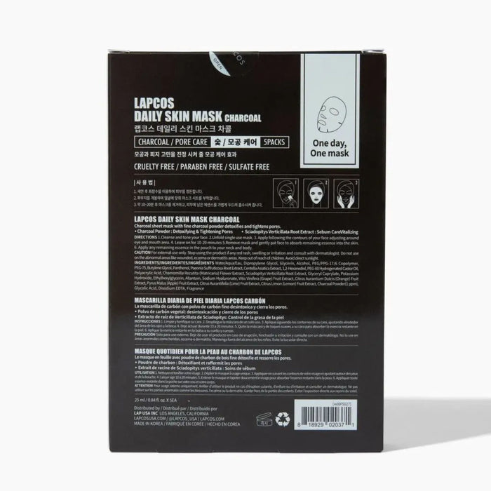 Charcoal Daily Sheet Mask Set