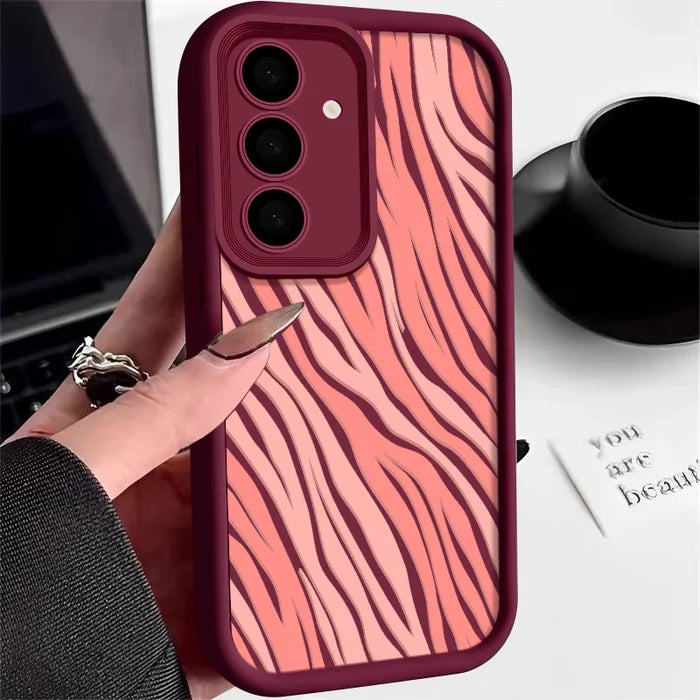 Chic Striped Silicone Protective Phone Case - Ultimate Protection & Style | CTTHBIZ Store