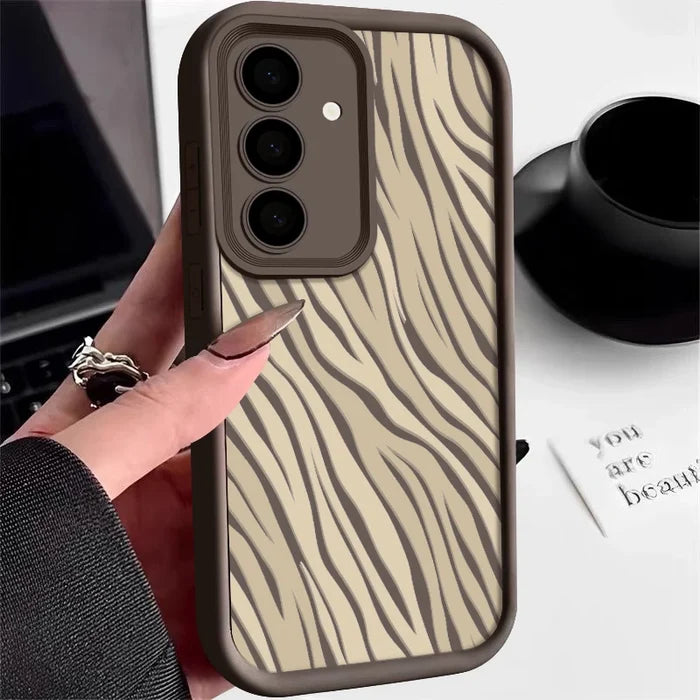 Chic Striped Silicone Protective Phone Case - Ultimate Protection & Style | CTTHBIZ Store
