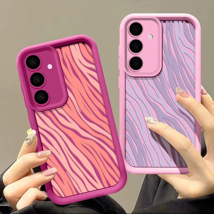 Chic Striped Silicone Protective Phone Case - Ultimate Protection & Style | CTTHBIZ Store