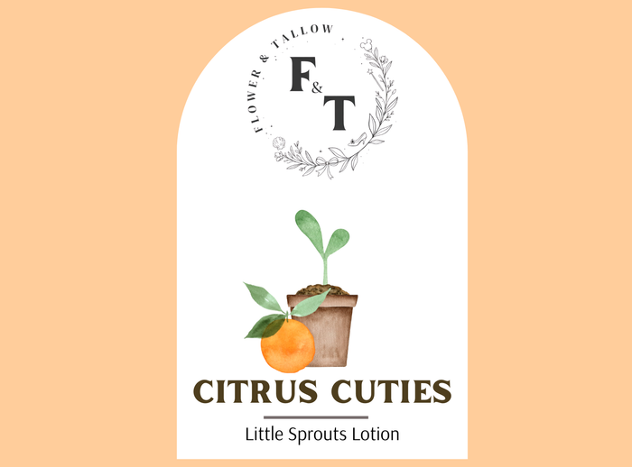 Citrus Cuties -  Little Sprouts - Kid Safe Tallow Balm