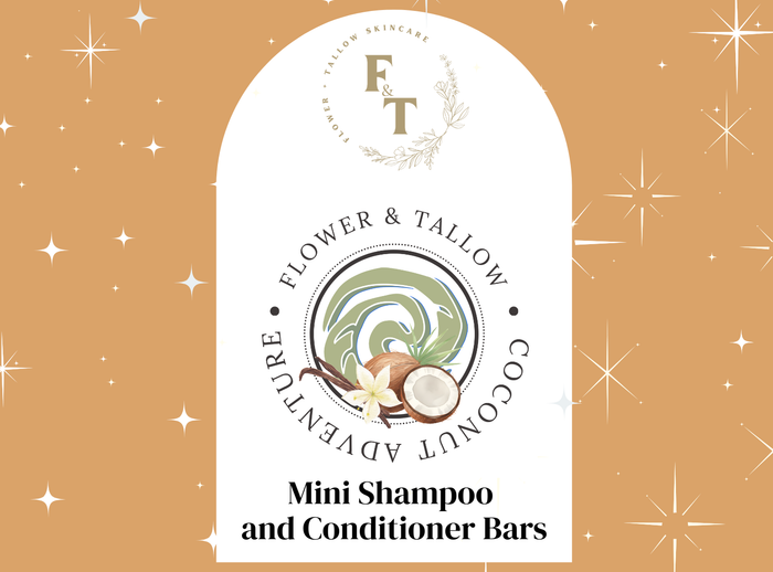 Coconut Adventure (Travel Size - 1.0 oz Shampoo and Conditioner Bars)