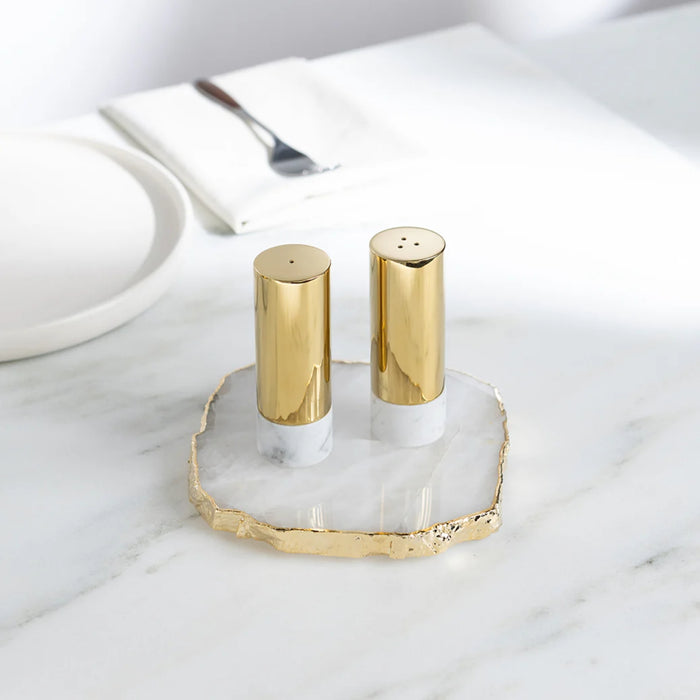 Modern Slat & Pepprer Shakers