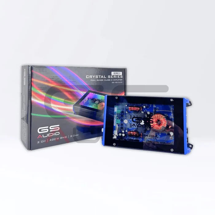 GS Audio-Crystal Series GS-420.2 LED-2-Kanal Verstärker-masori-kaufen