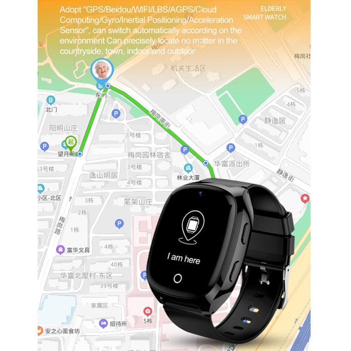 D300 Smart Watch – 1.54" IPS, GPS Tracking & Positioning, Video Call, Body Temperature