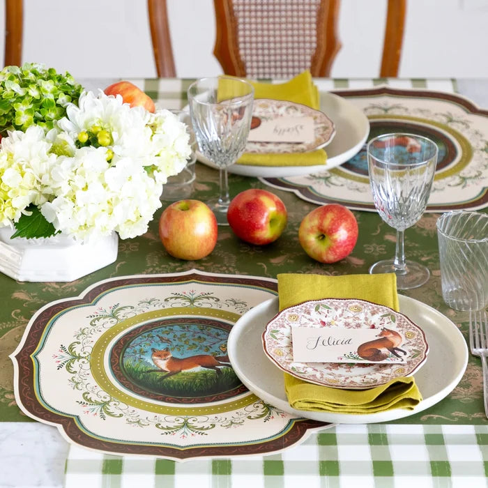 Die Cut Fanciful Fox Placemat