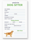 Dog Sitter Large Notepad