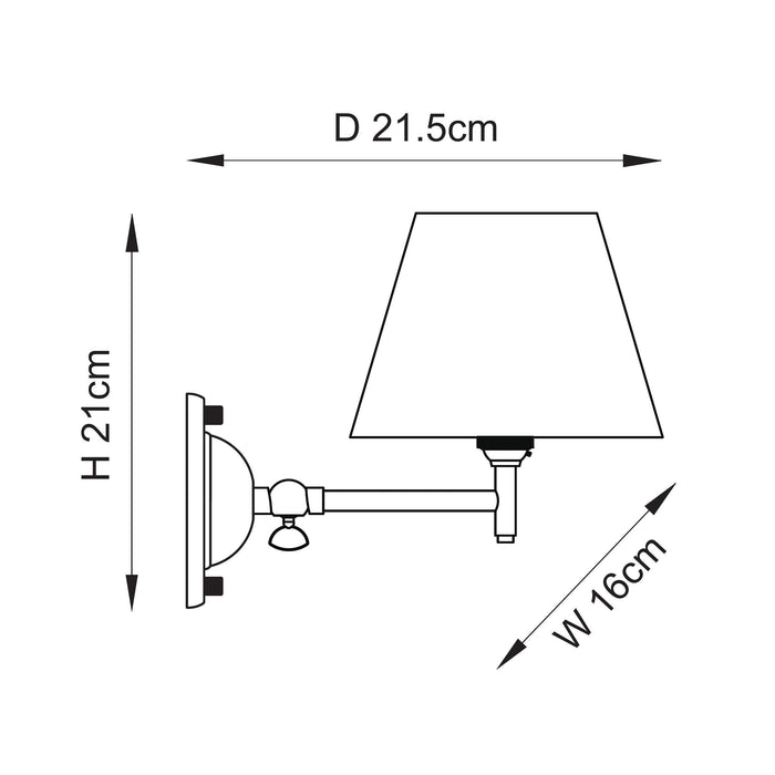 Dome Fold Brass Wall Light Fold & Zigzag 16cm Pearl Grey Shade — close-up detail