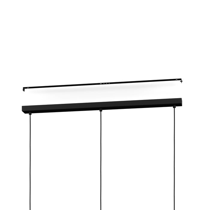 eglo bolivia 3 light black metal shade ceiling pendant kitchen lighting