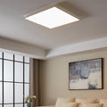 eglo connect herrora z white square smart led panel flush ceiling light