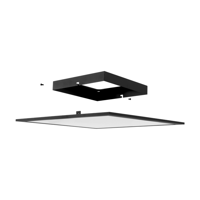 eglo connect salobrena z smart black square led ceiling flush 45cm kitchen lighting