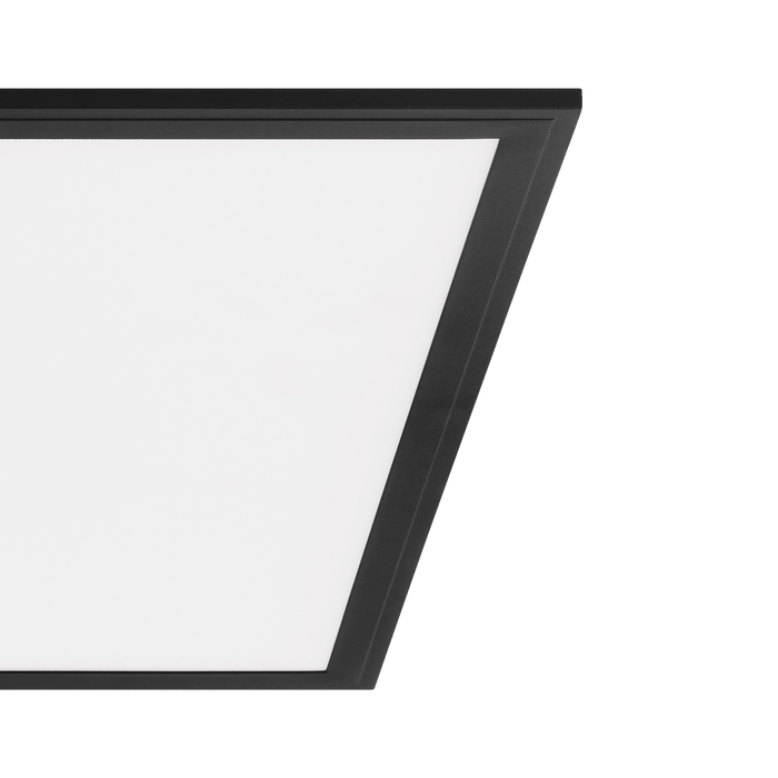 eglo connect salobrena z smart black square panel led flush 60cm Kitchen Lighting Close Up