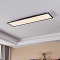 eglo connect salobrena z smart led white rectangular panel flush