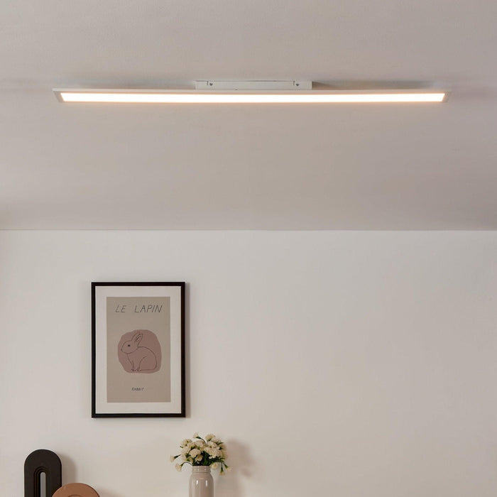 eglo connect salobrena z smart white rectangular led ceiling flush