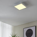 eglo connect salobrena z smart white square led ceiling flush 30cm