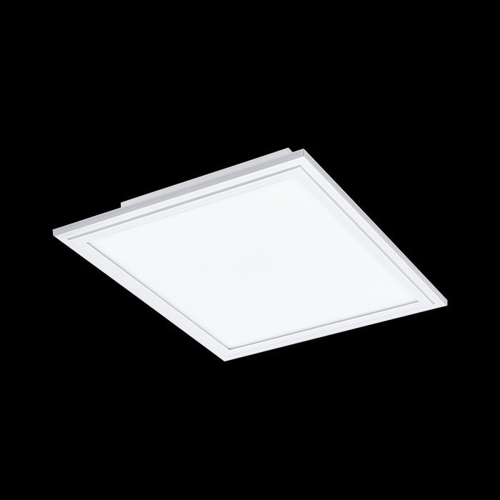 eglo connect salobrena z smart white square led ceiling flush 30cm living room image