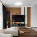 eglo connect totari z smart round led flush ceiling light 53cm