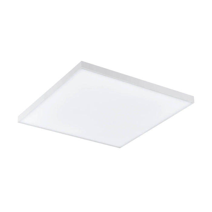 eglo connect turcona z smart square white led ceiling flush 30cm living room image