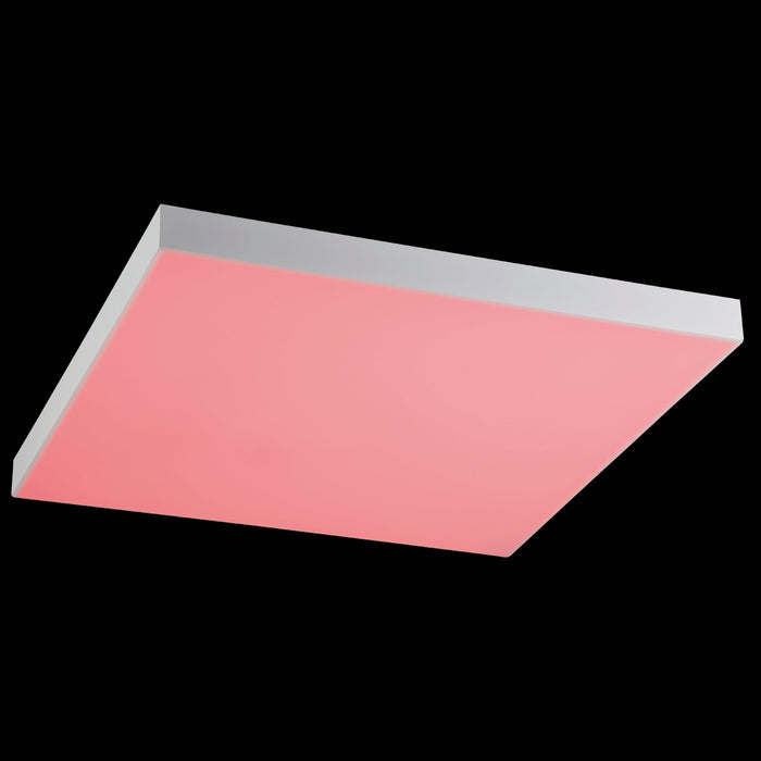 eglo connect turcona z smart square white led ceiling flush 45cm living room image