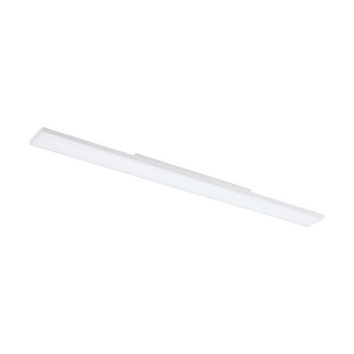 eglo connect turcona z smart white rectangular led flush ceiling light